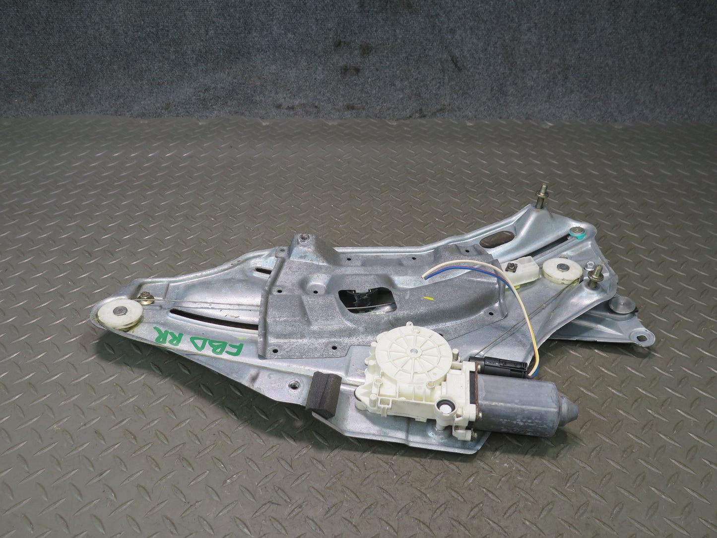 94-99 BMW E36 328iC Convertible Rear Right Quarter Window Regulator w Motor OEM