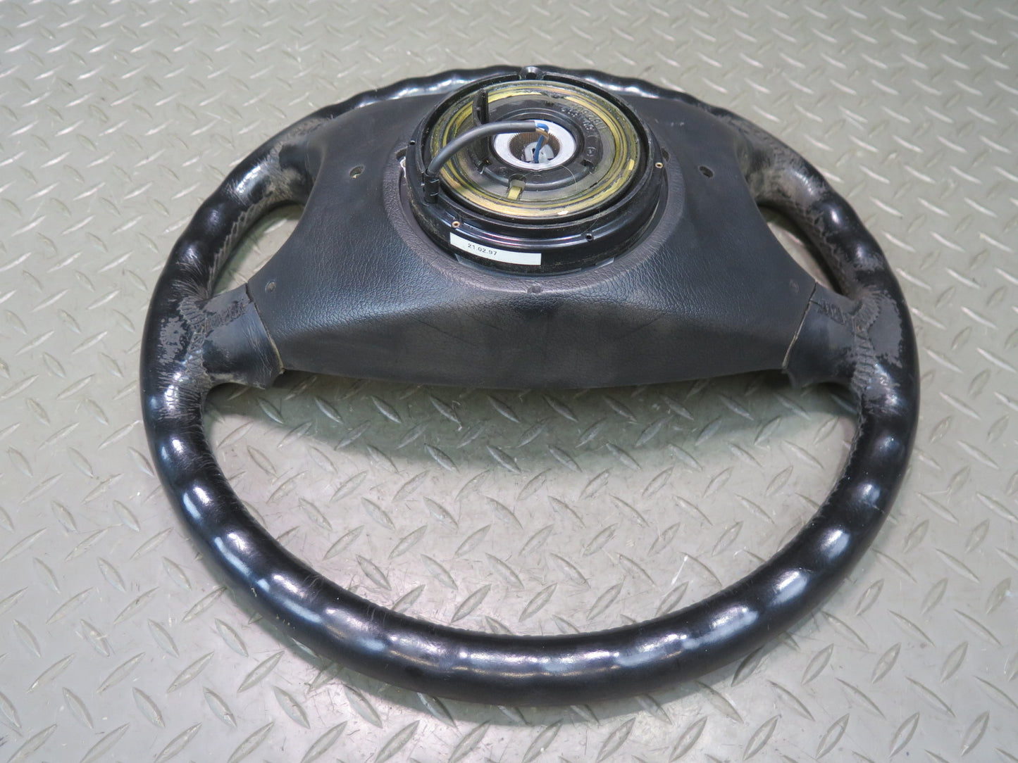 96-97 BMW E36 328iC 4-SPOKE Leather Steering Wheel OEM