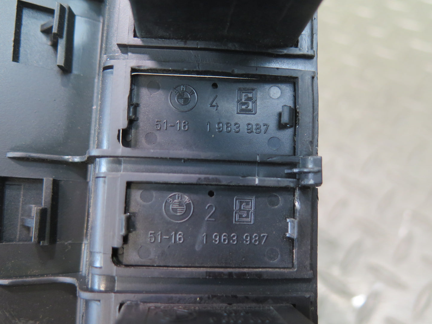94-99 BMW E36 Convertible Console Storage TOP Roof ASC Switch Panel OEM