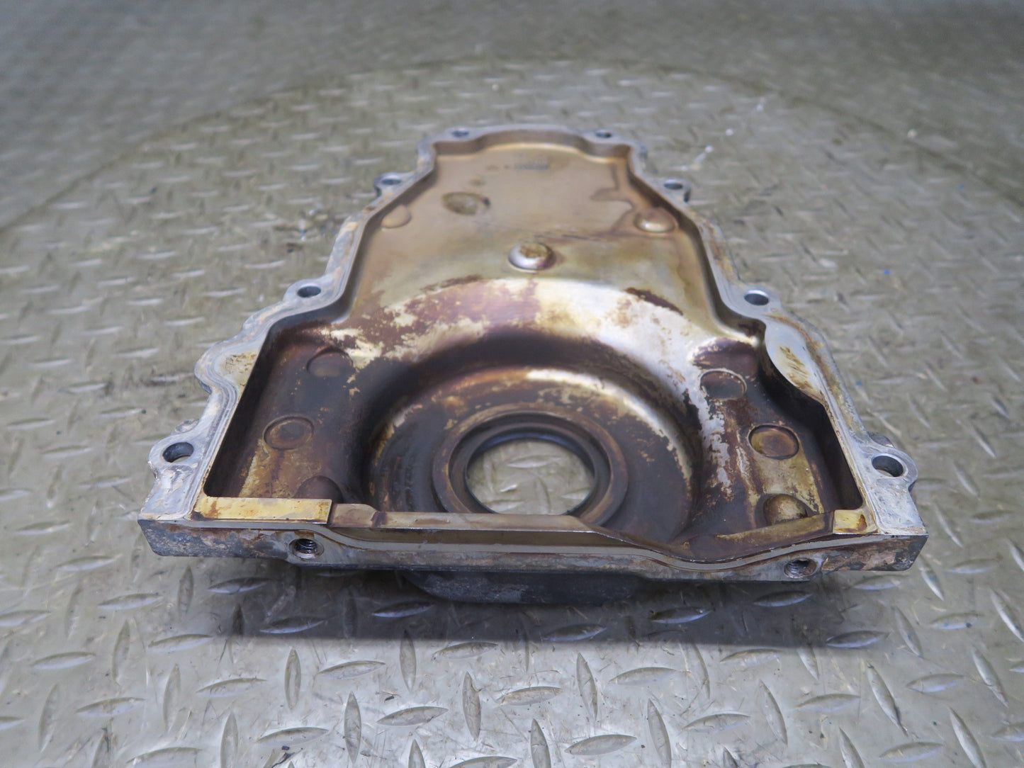 2003-2007 Hummer H2 6.0L Front Engine Motor Timing Plate Cover 12556623
