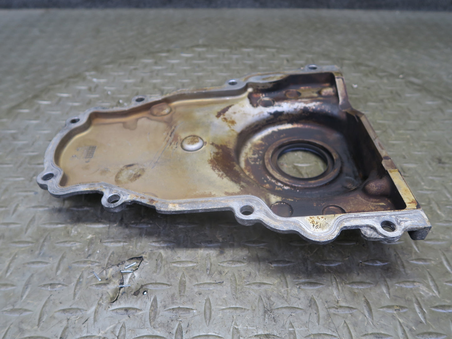2003-2007 Hummer H2 6.0L Front Engine Motor Timing Plate Cover 12556623