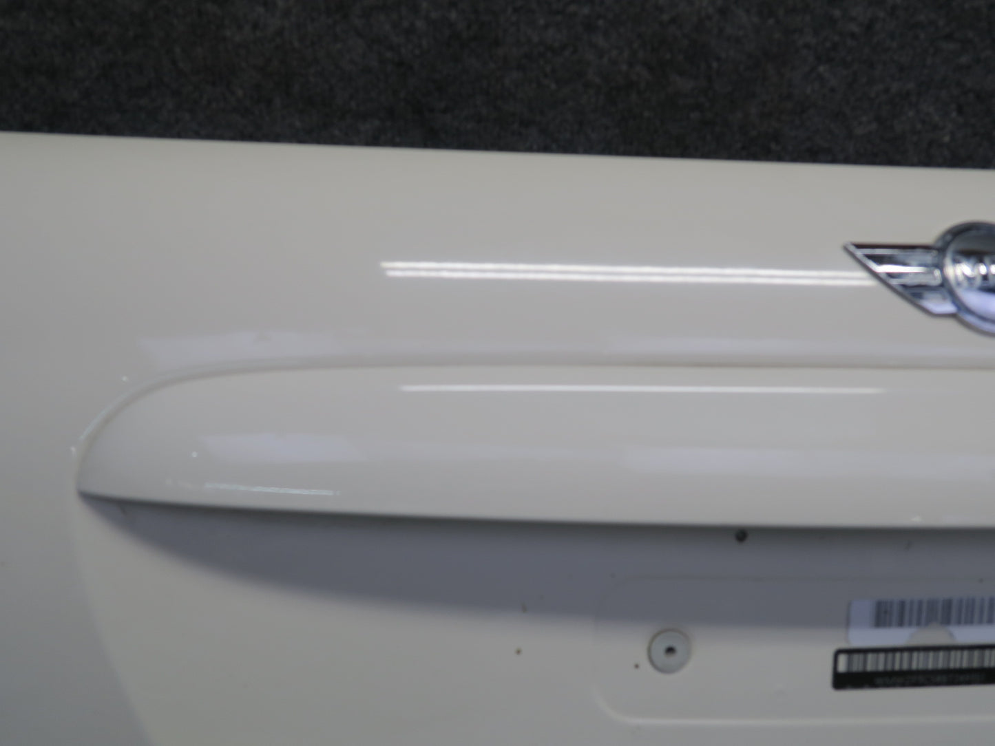 09-15 Mini R57 Convertible Rear Trunk Lid Liftgate Tailgate Hatch White OEM