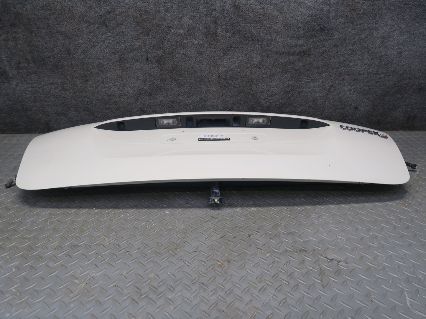 09-15 Mini R57 Convertible Rear Trunk Lid Liftgate Tailgate Hatch White OEM