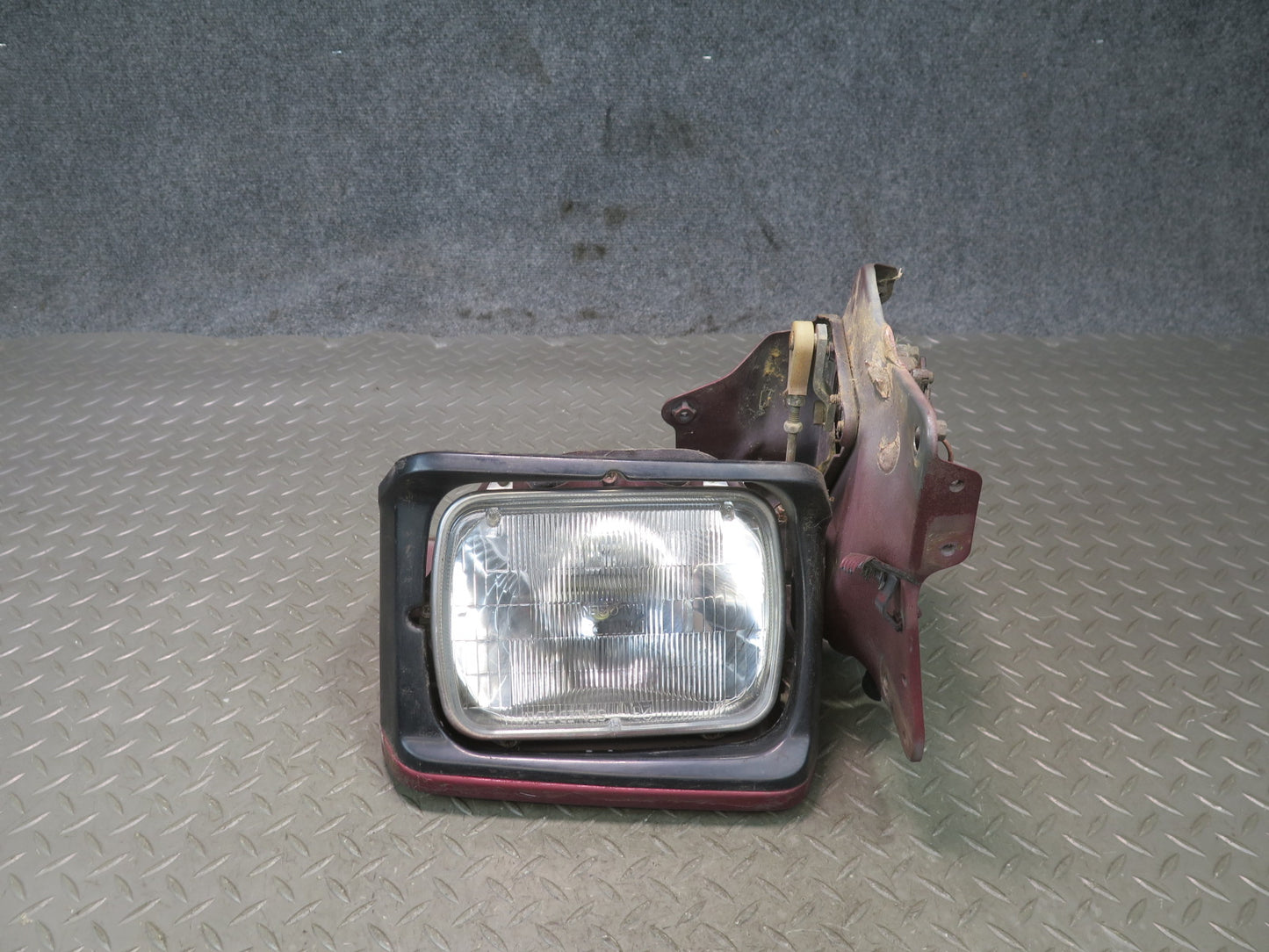 86-87 Toyota Supra MA70L Front Left Headlight POP UP Lamp w Cover & Motor OEM