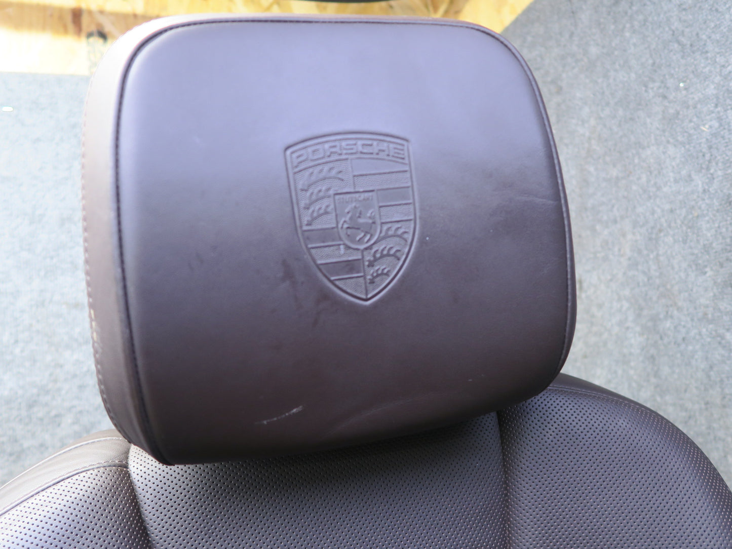 2015-2018 Porsche Macan Front Rear GTS Sport Heated Perforated Leather Seat Set