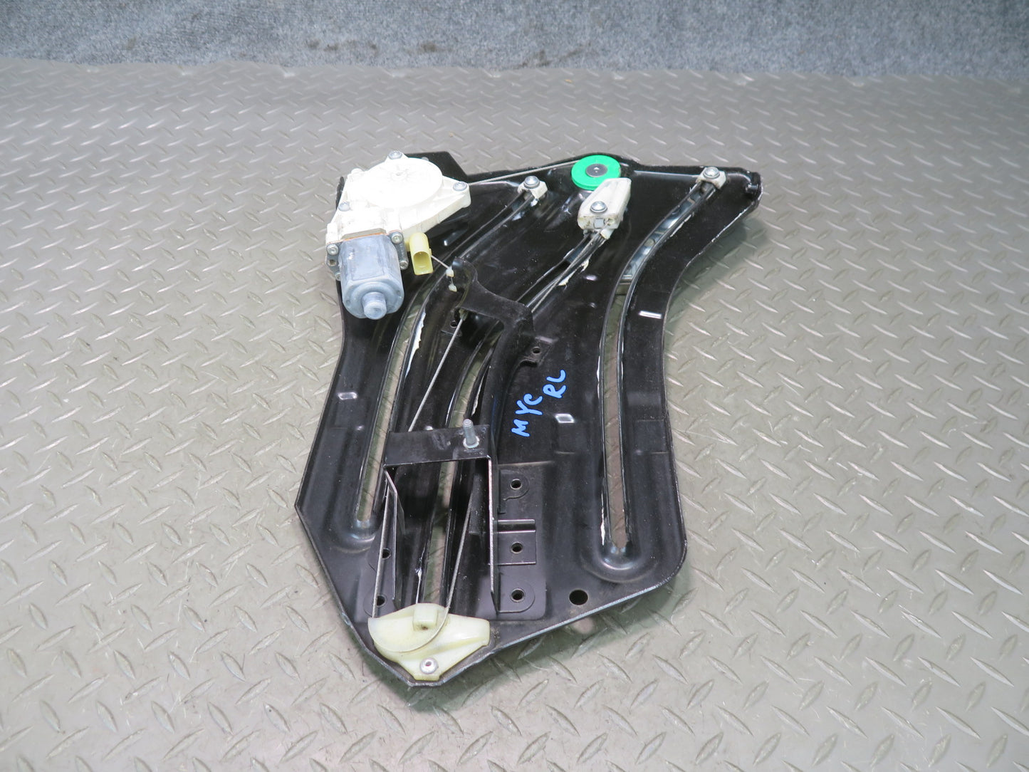 09-15 Mini Cooper S R57 Convertible Rear Left Window Regulator w Motor OEM