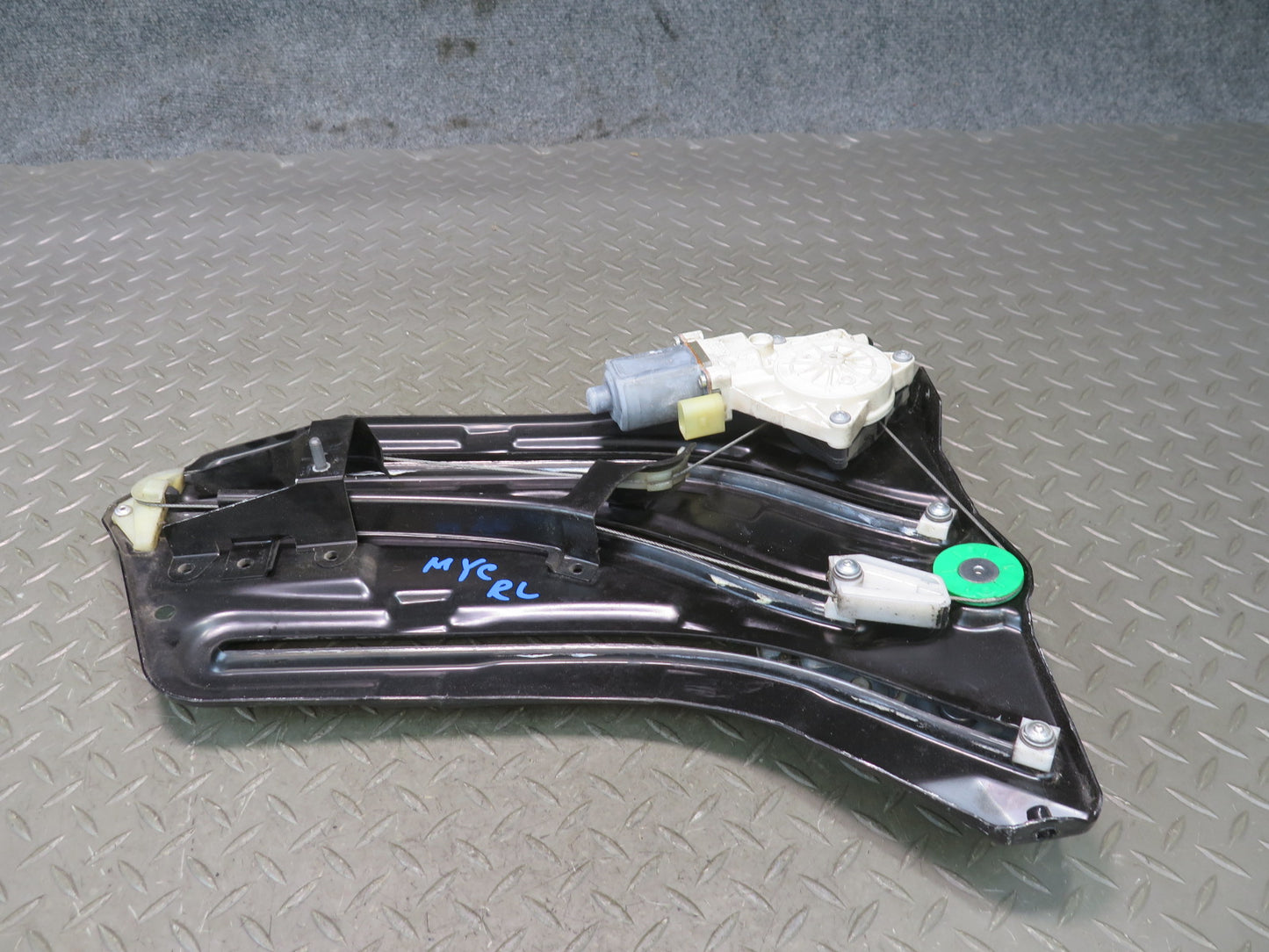 09-15 Mini Cooper S R57 Convertible Rear Left Window Regulator w Motor OEM