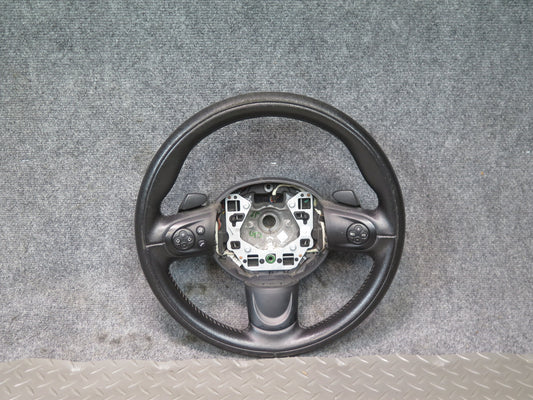 07-13 Mini Cooper S R55 R56 R57 Sport Leather Steering w Paddles 104K OEM