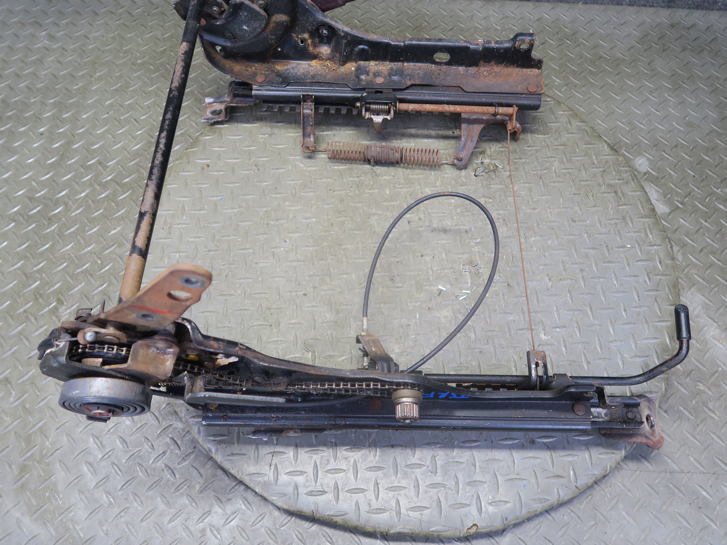 86-88 Toyota Supra MA70L Front Right Seat Lower Frame Track OEM