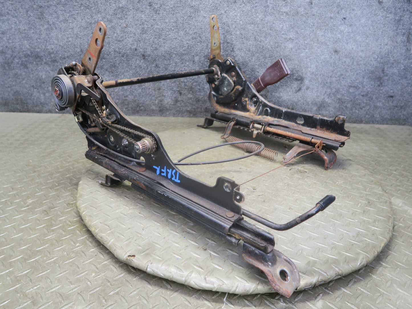 86-88 Toyota Supra MA70L Front Right Seat Lower Frame Track OEM