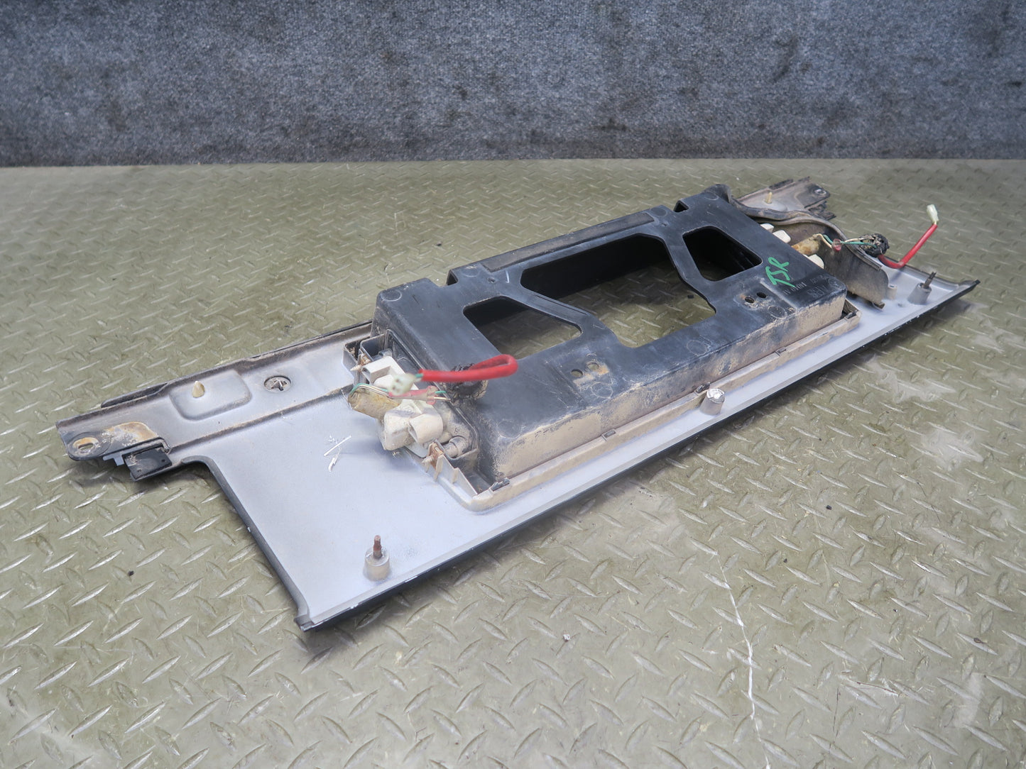 86-88 Toyota Supra MA70L Rear Trunk Tailgate Licence Plate Trim Panel Lights OEM