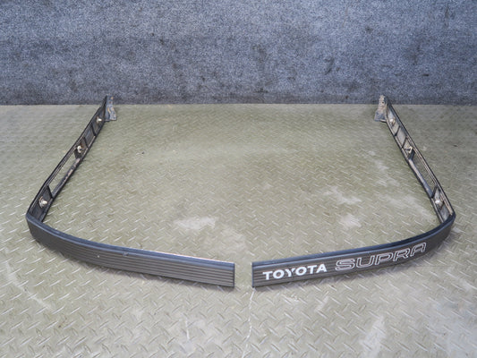 86-88 Toyota Supra MA70L NON Turbo Set of 2 Rear Bumper Quarter Molding Trim OEM