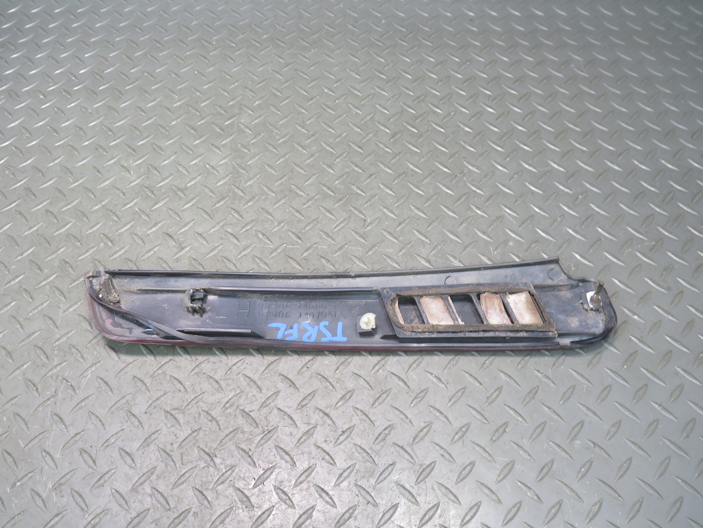 86-92 Toyota Supra MA70L Left Roof Targa Vent Louver B Pillar Trim Panel OEM