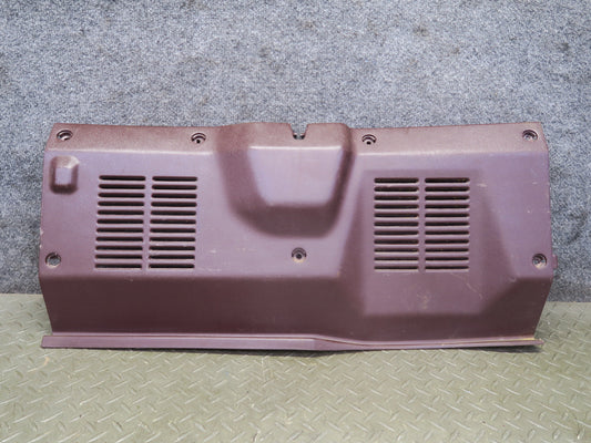 86-92 Toyota Supra MA70L Rear Trunk Hatch Trim Cover Panel Maroon OEM