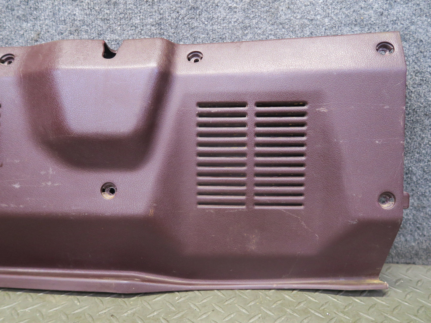 86-92 Toyota Supra MA70L Rear Trunk Hatch Trim Cover Panel Maroon OEM