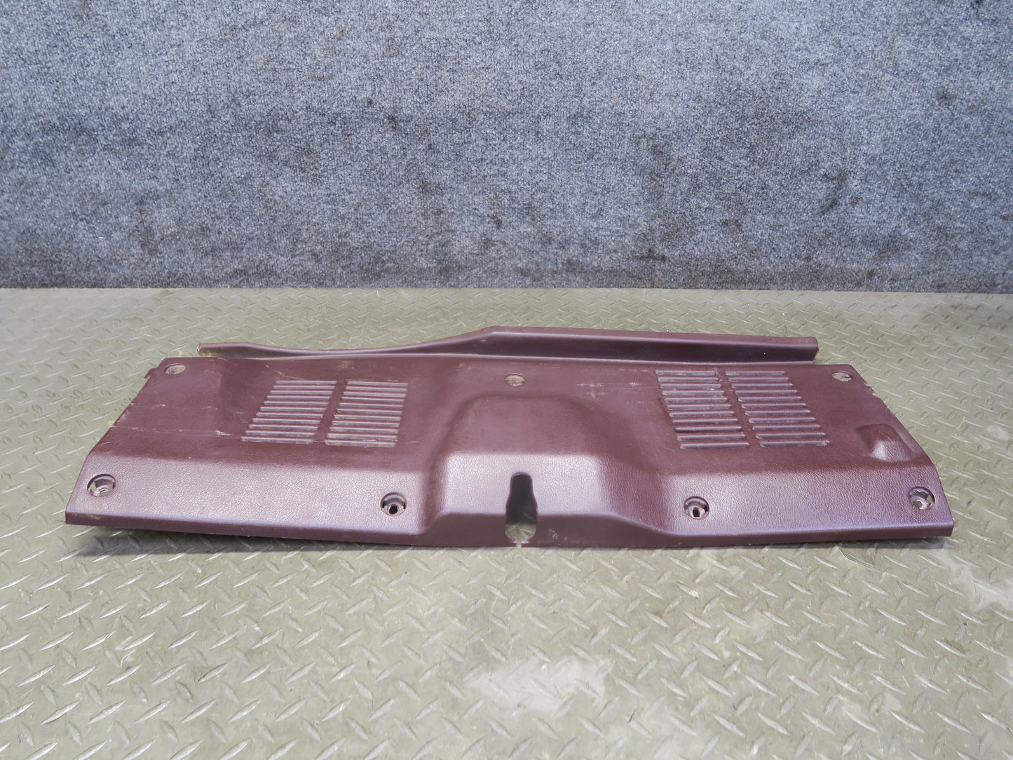 86-92 Toyota Supra MA70L Rear Trunk Hatch Trim Cover Panel Maroon OEM