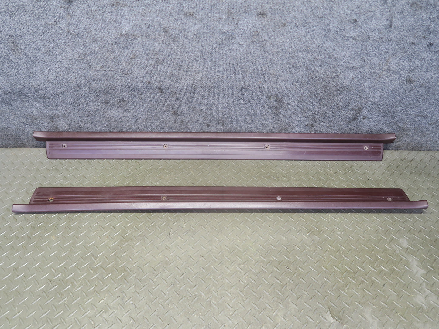 86-88 Toyota Supra MA70L Set of 2 Left & Right Door Scuff Sill Trim Plate OEM