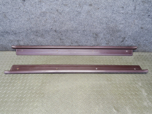 86-88 Toyota Supra MA70L Set of 2 Left & Right Door Scuff Sill Trim Plate OEM