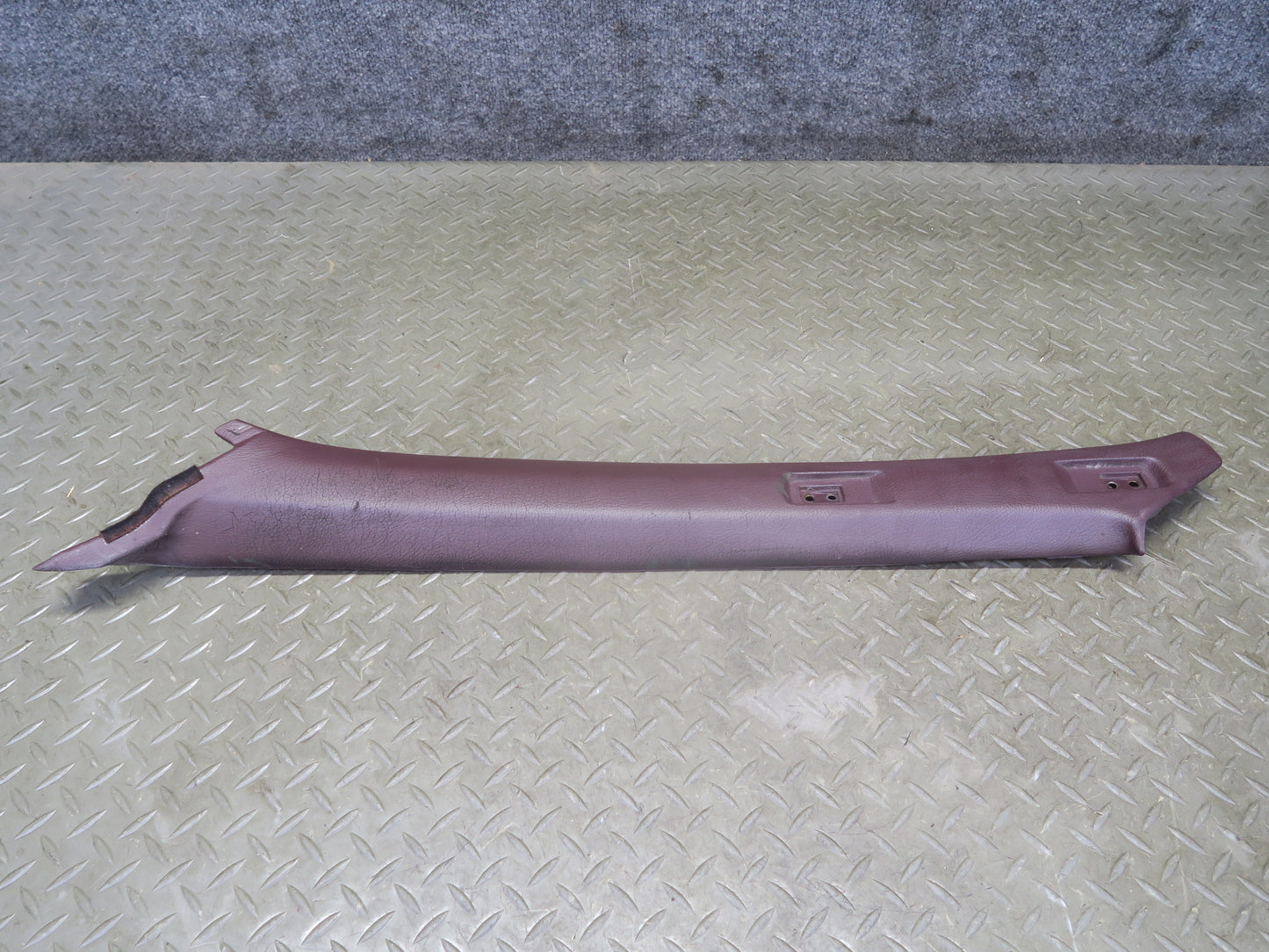 86-92 Toyota Supra MA70L Front Interior A Pillar Trim Cover Panel Set Maroon OEM