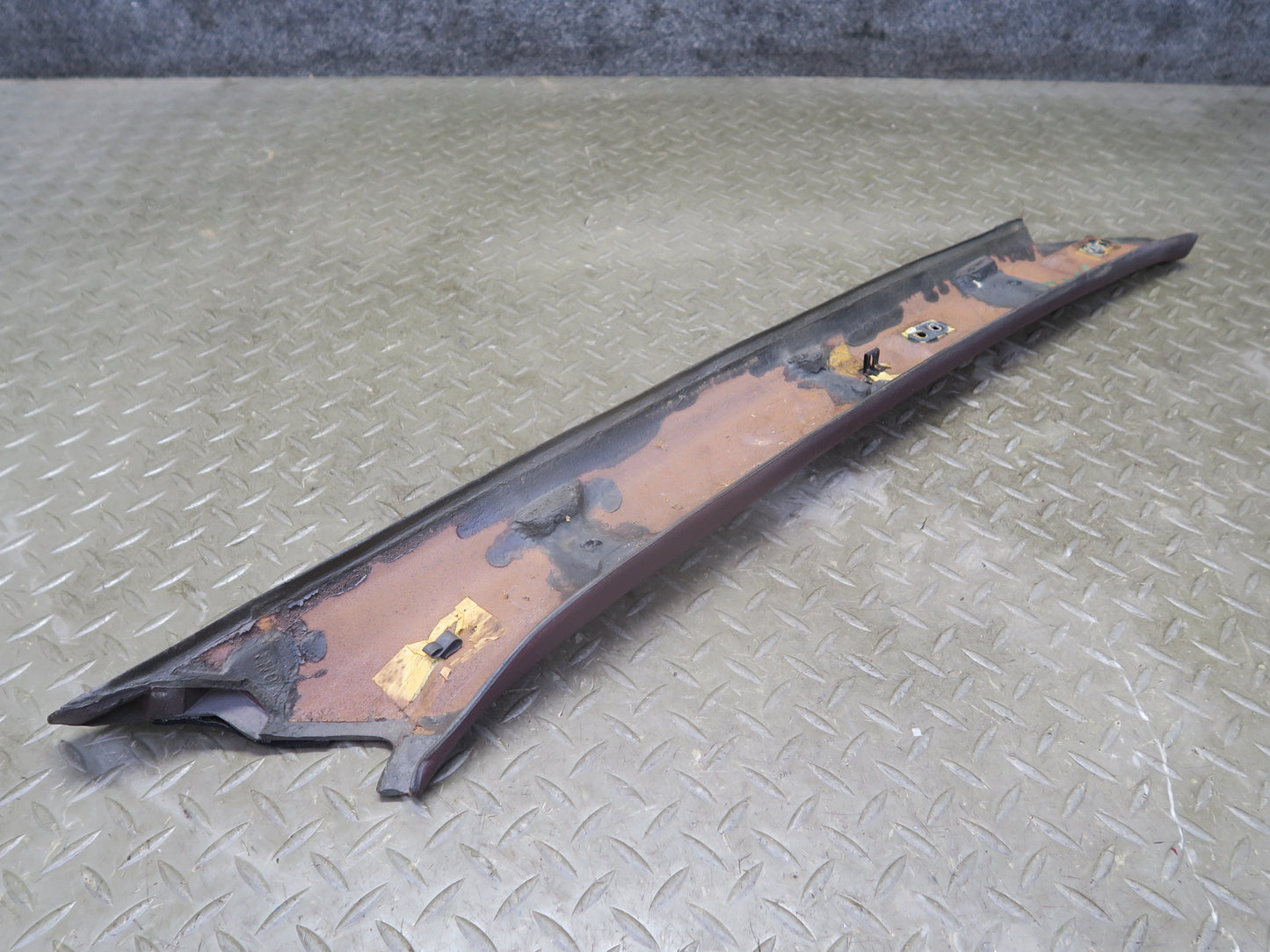 86-92 Toyota Supra MA70L Front Interior A Pillar Trim Cover Panel Set Maroon OEM