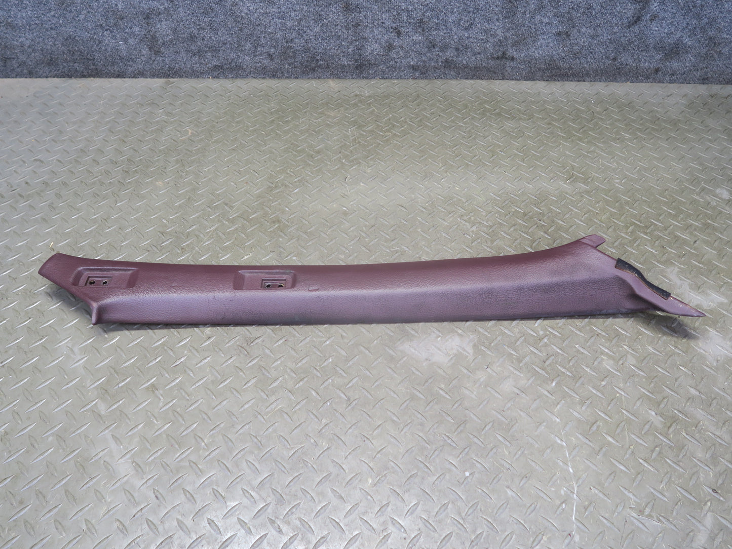 86-92 Toyota Supra MA70L Front Interior A Pillar Trim Cover Panel Set Maroon OEM