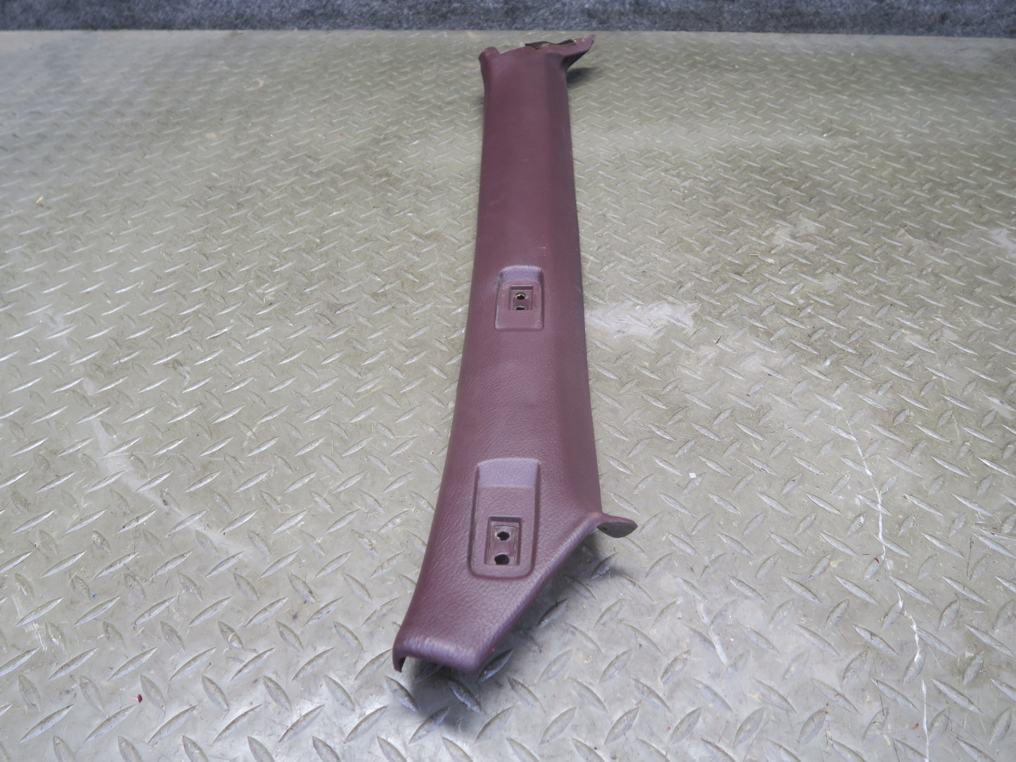 86-92 Toyota Supra MA70L Front Interior A Pillar Trim Cover Panel Set Maroon OEM
