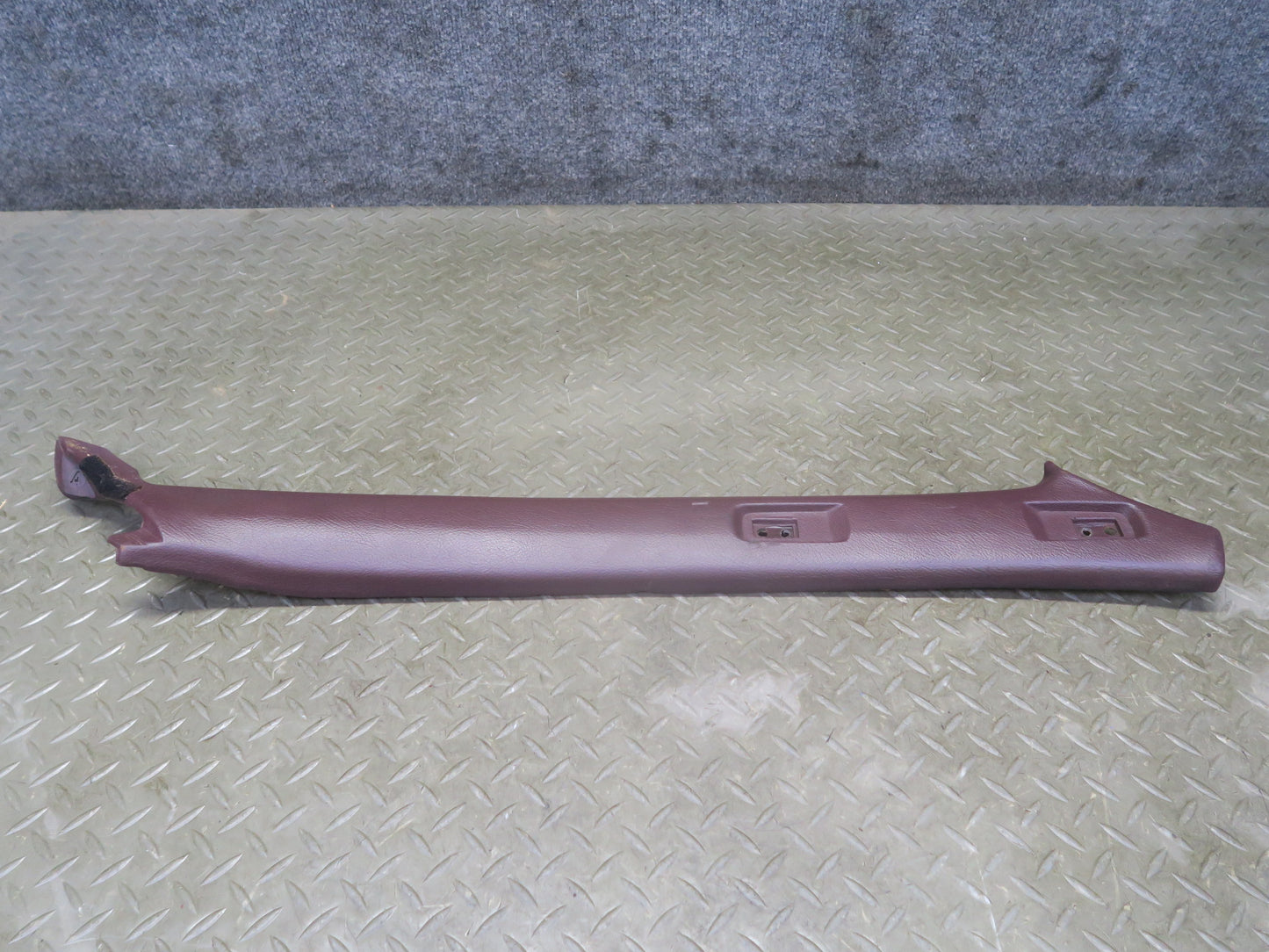 86-92 Toyota Supra MA70L Front Interior A Pillar Trim Cover Panel Set Maroon OEM