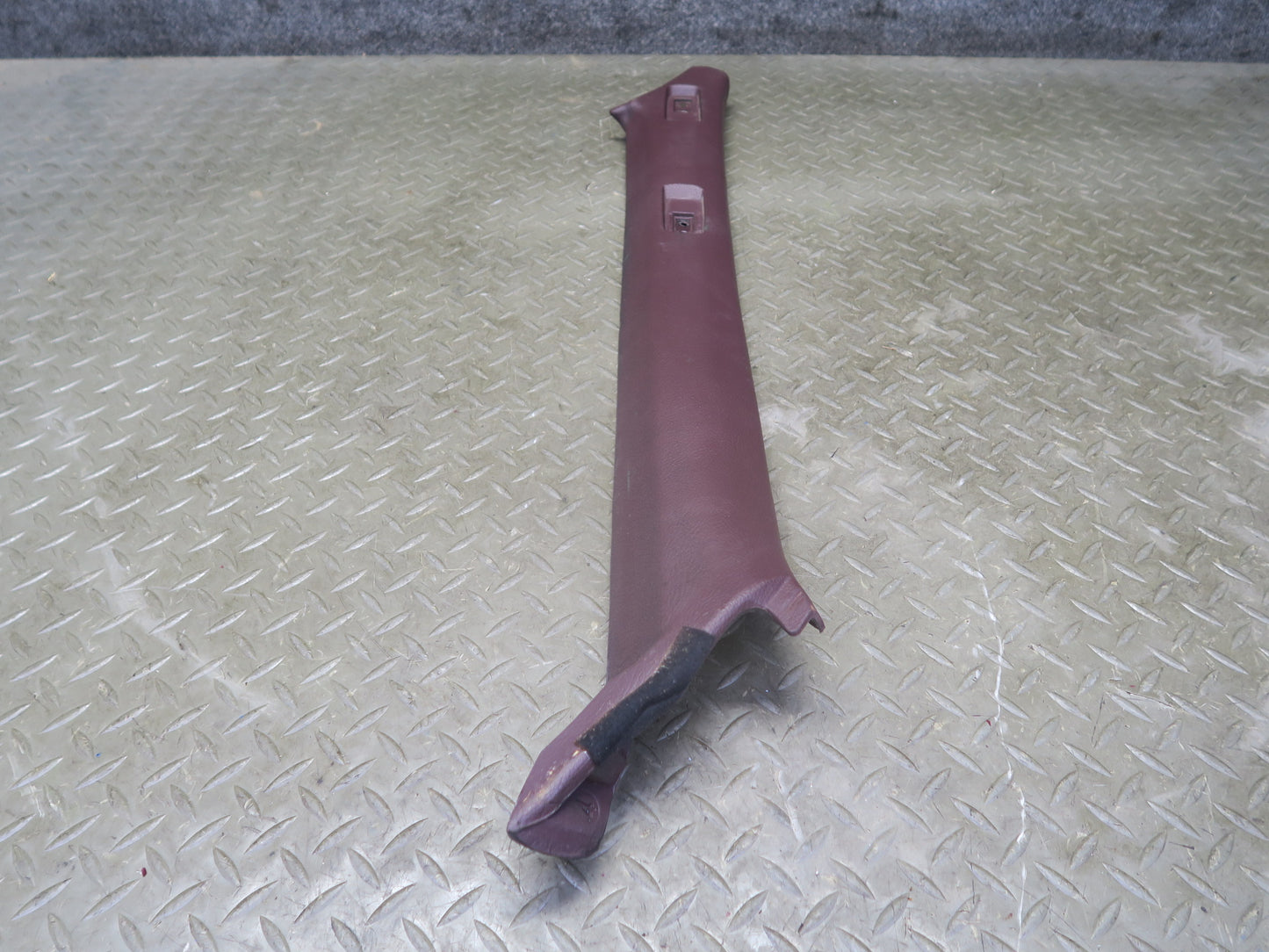 86-92 Toyota Supra MA70L Front Interior A Pillar Trim Cover Panel Set Maroon OEM