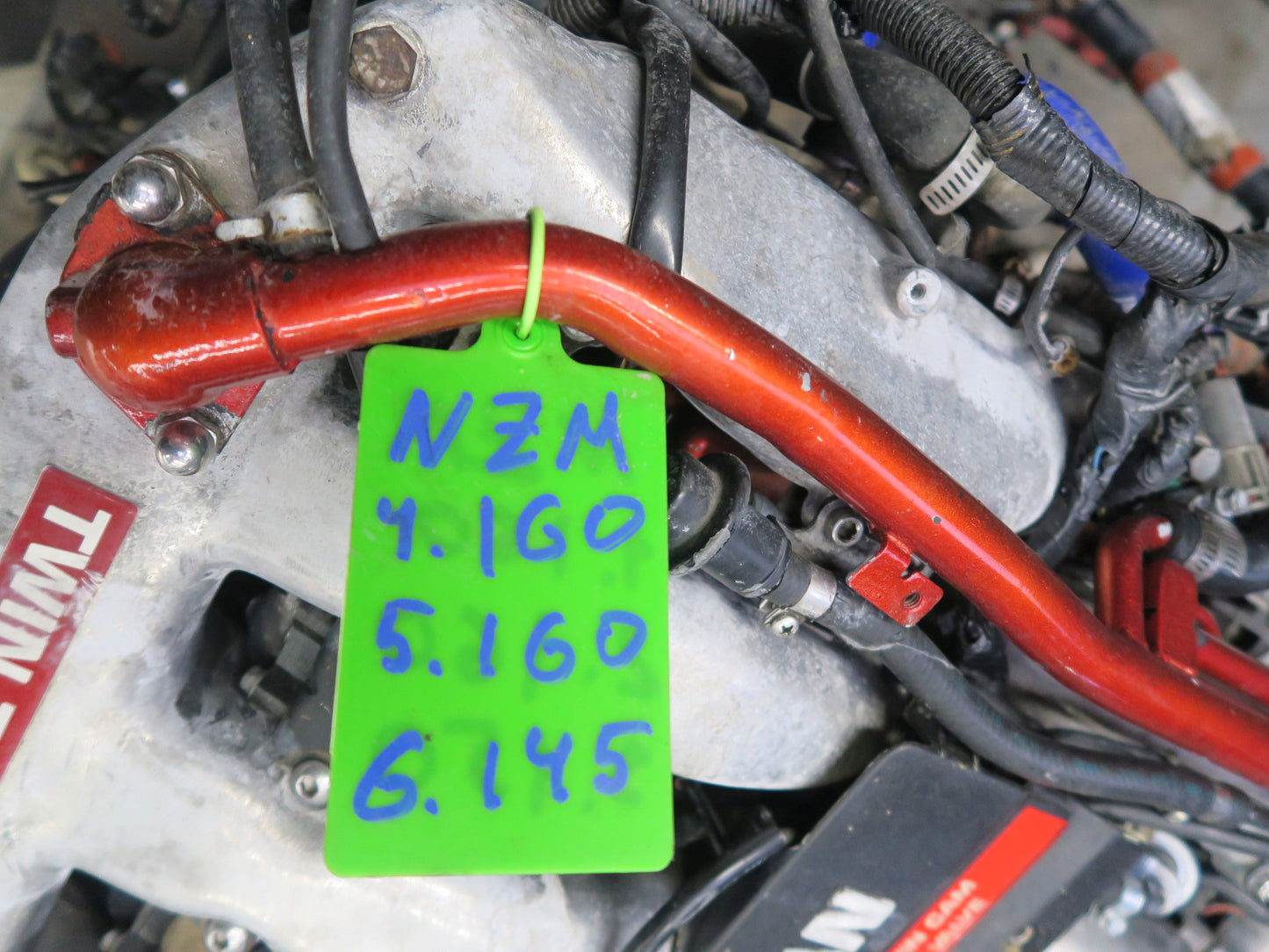 91-92 Nissan Z32 300ZX 3.0L VG30DTT AT VIN C 4th Digit Engine Motor w Turbo 133k