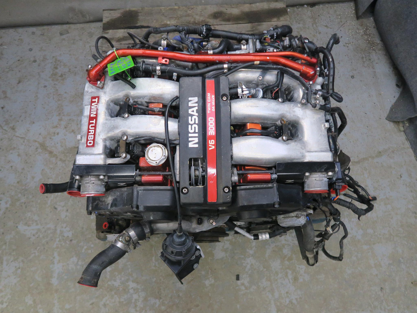 91-92 Nissan Z32 300ZX 3.0L VG30DTT AT VIN C 4th Digit Engine Motor w Turbo 133k