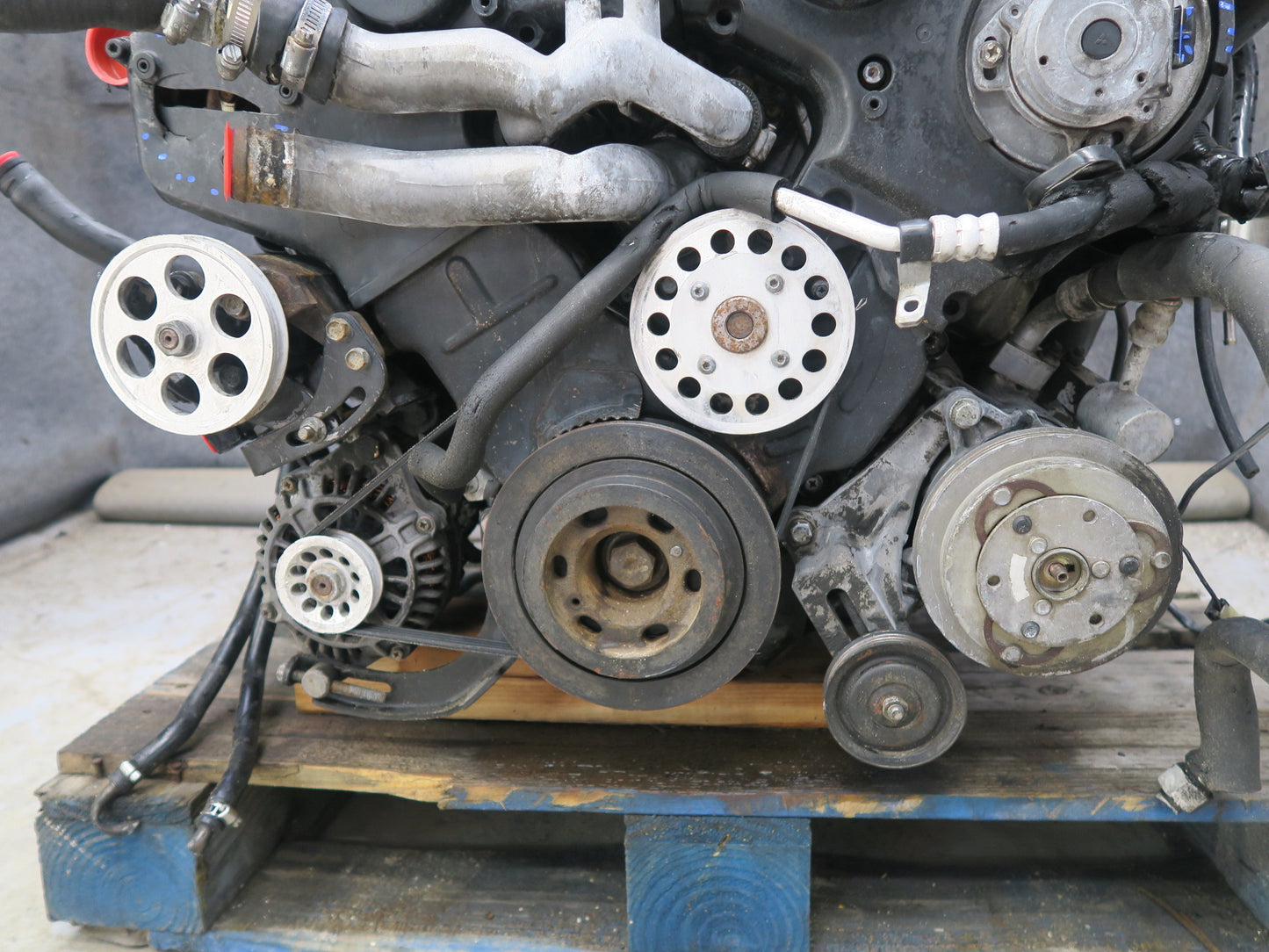 91-92 Nissan Z32 300ZX 3.0L VG30DTT AT VIN C 4th Digit Engine Motor w Turbo 133k