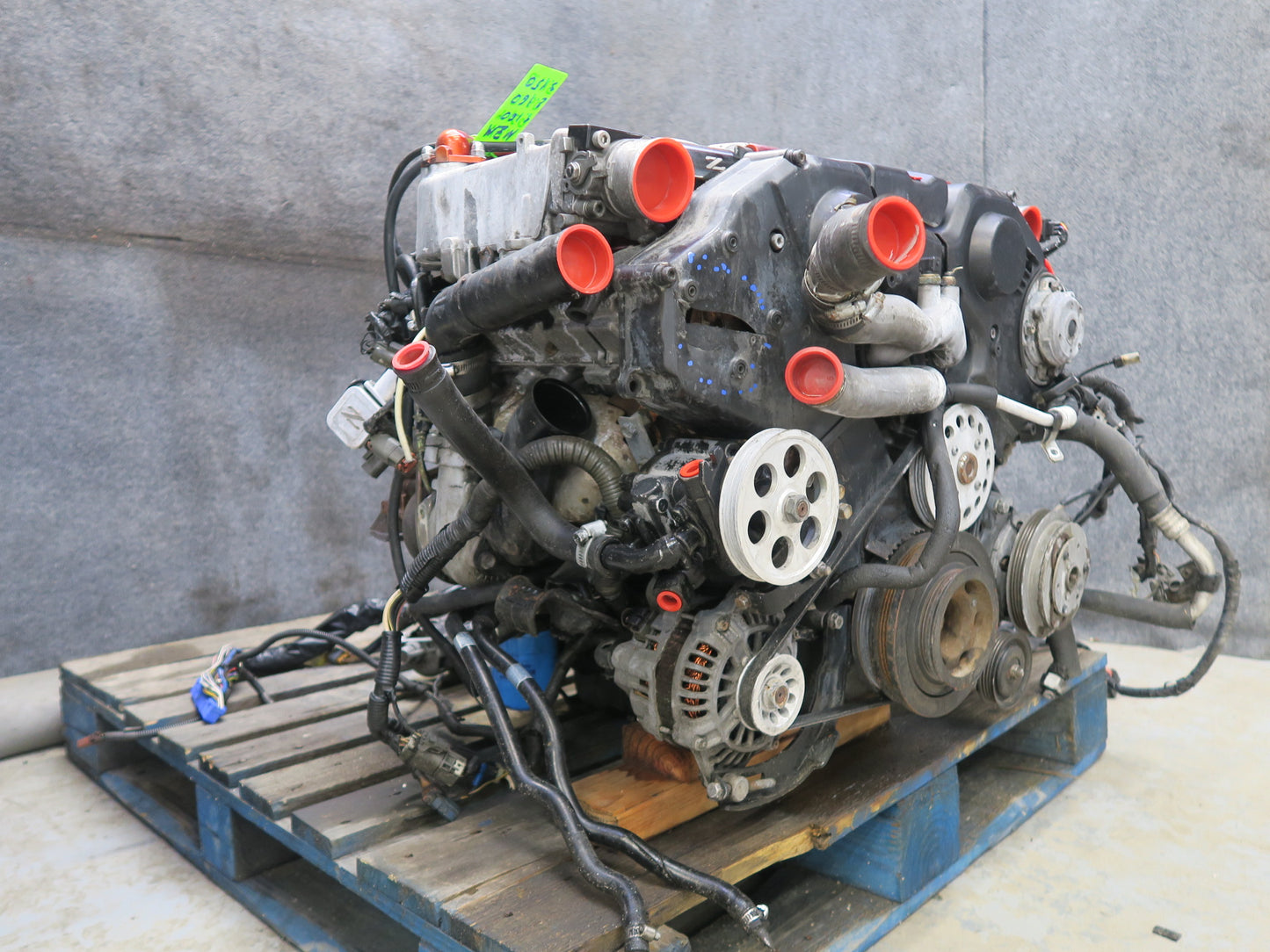 91-92 Nissan Z32 300ZX 3.0L VG30DTT AT VIN C 4th Digit Engine Motor w Turbo 133k