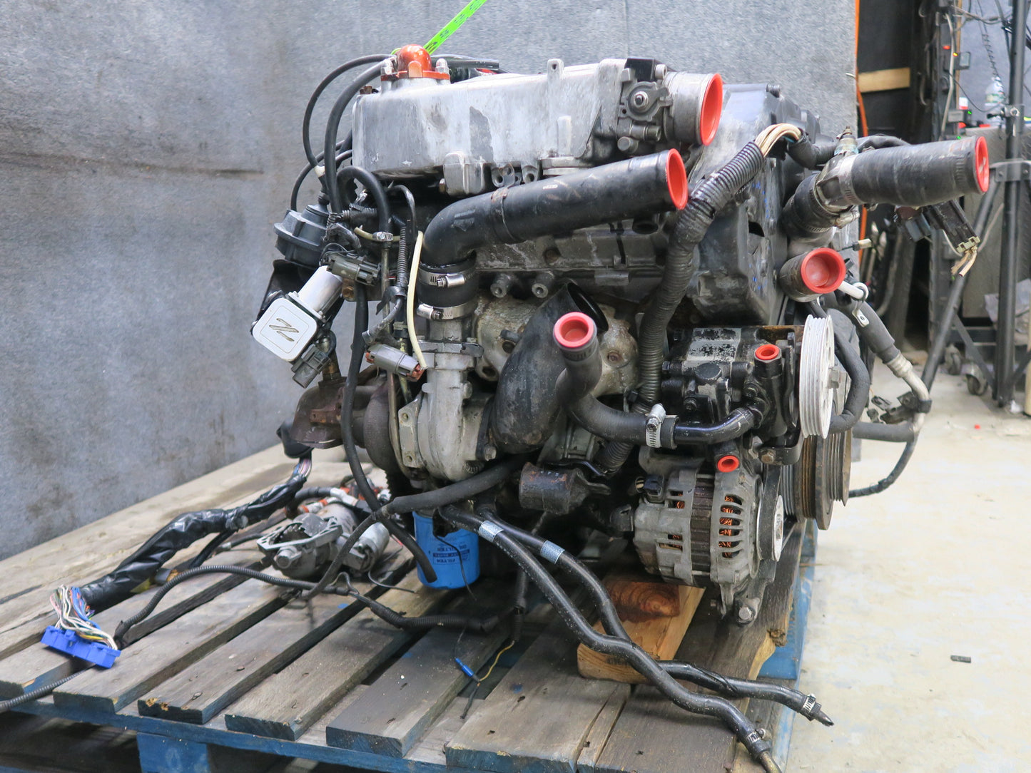 91-92 Nissan Z32 300ZX 3.0L VG30DTT AT VIN C 4th Digit Engine Motor w Turbo 133k