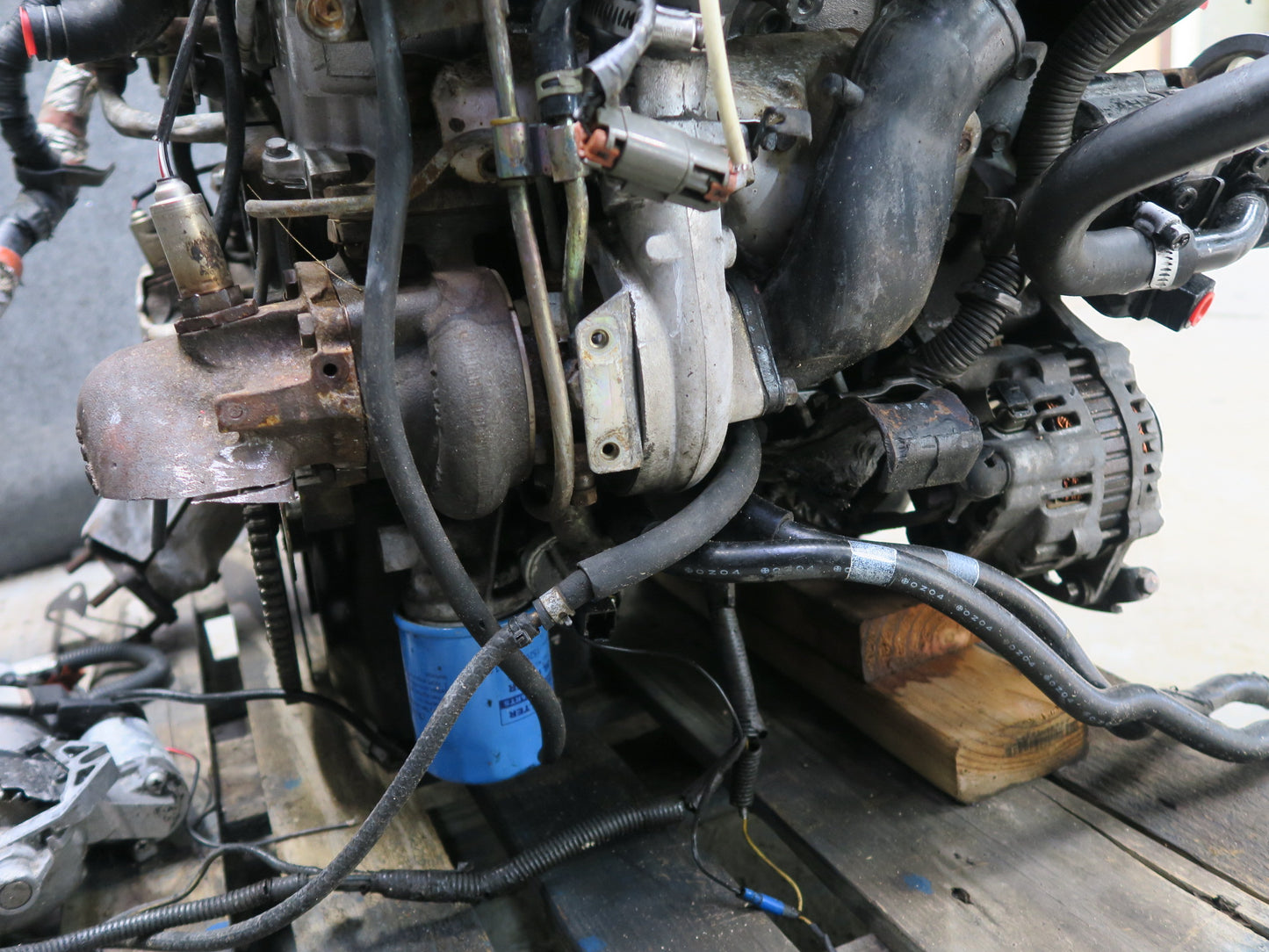 91-92 Nissan Z32 300ZX 3.0L VG30DTT AT VIN C 4th Digit Engine Motor w Turbo 133k