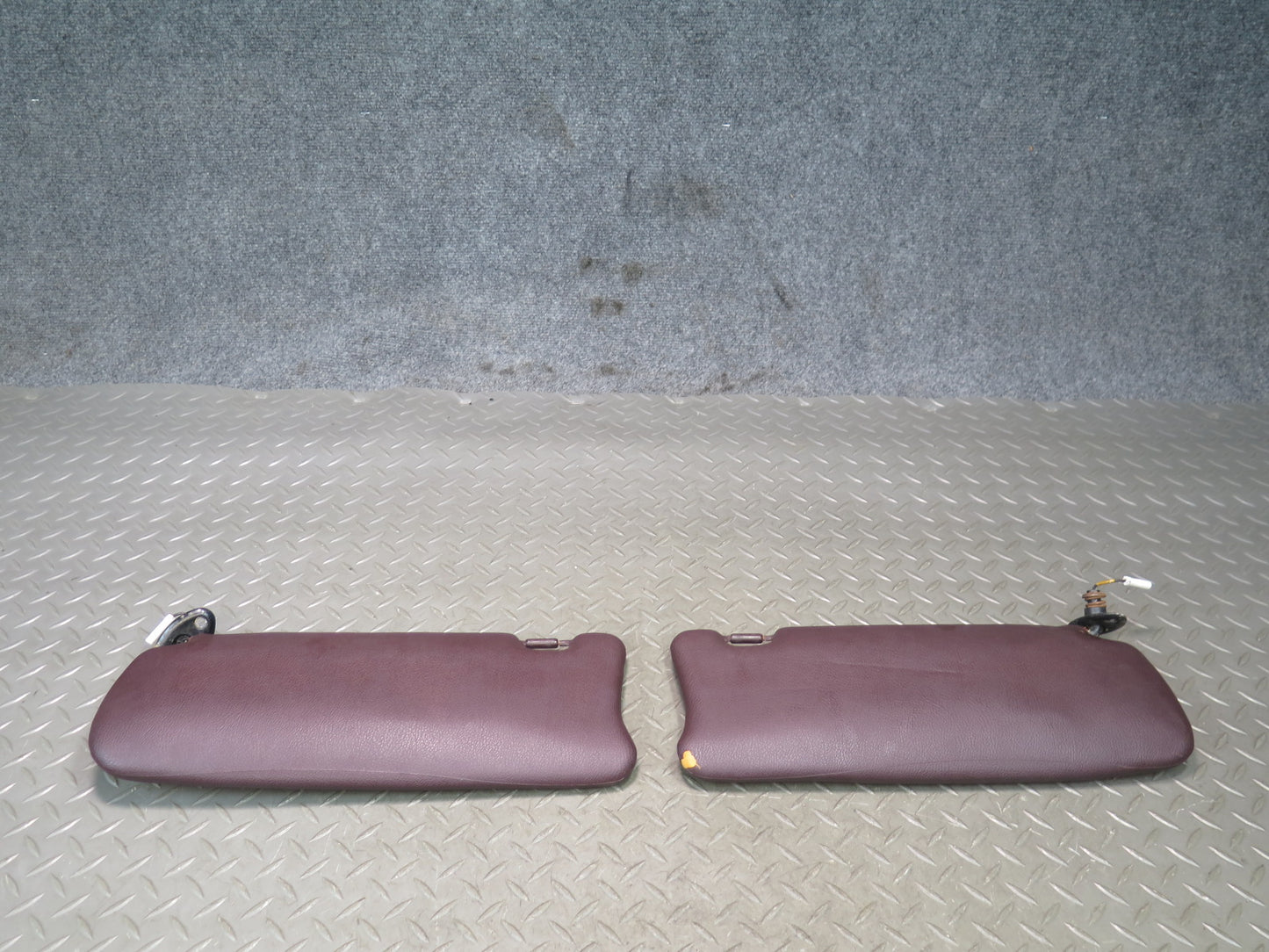 86-88 Toyota Supra MA70LSET of 2 Front Left & Right Sun Visor OEM
