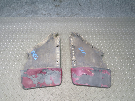 86-92 Toyota Supra MA70L Rear Left & Right MUD Flap Guard Set RED Pearl OEM