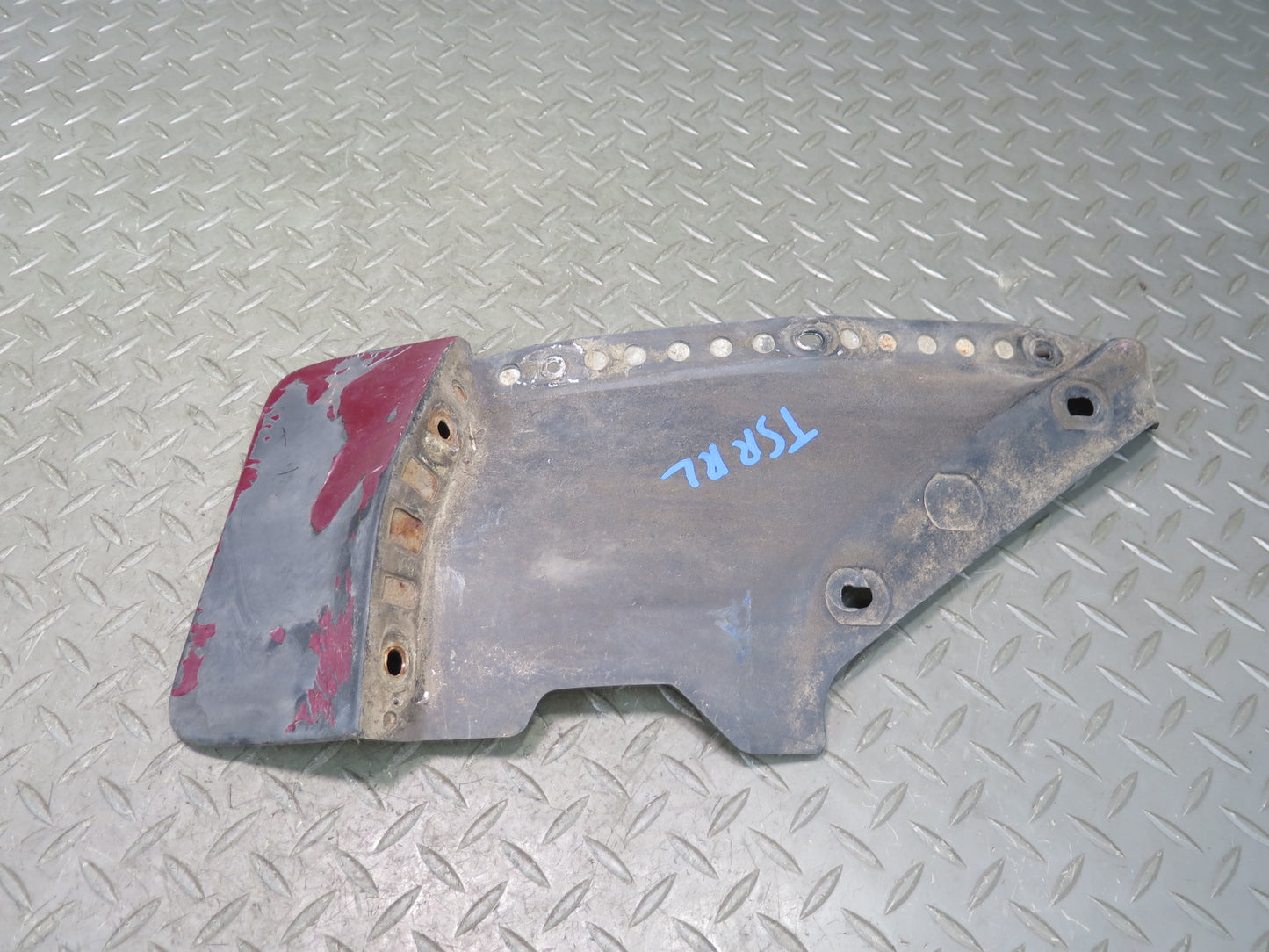 86-92 Toyota Supra MA70L Rear Left & Right MUD Flap Guard Set RED Pearl OEM