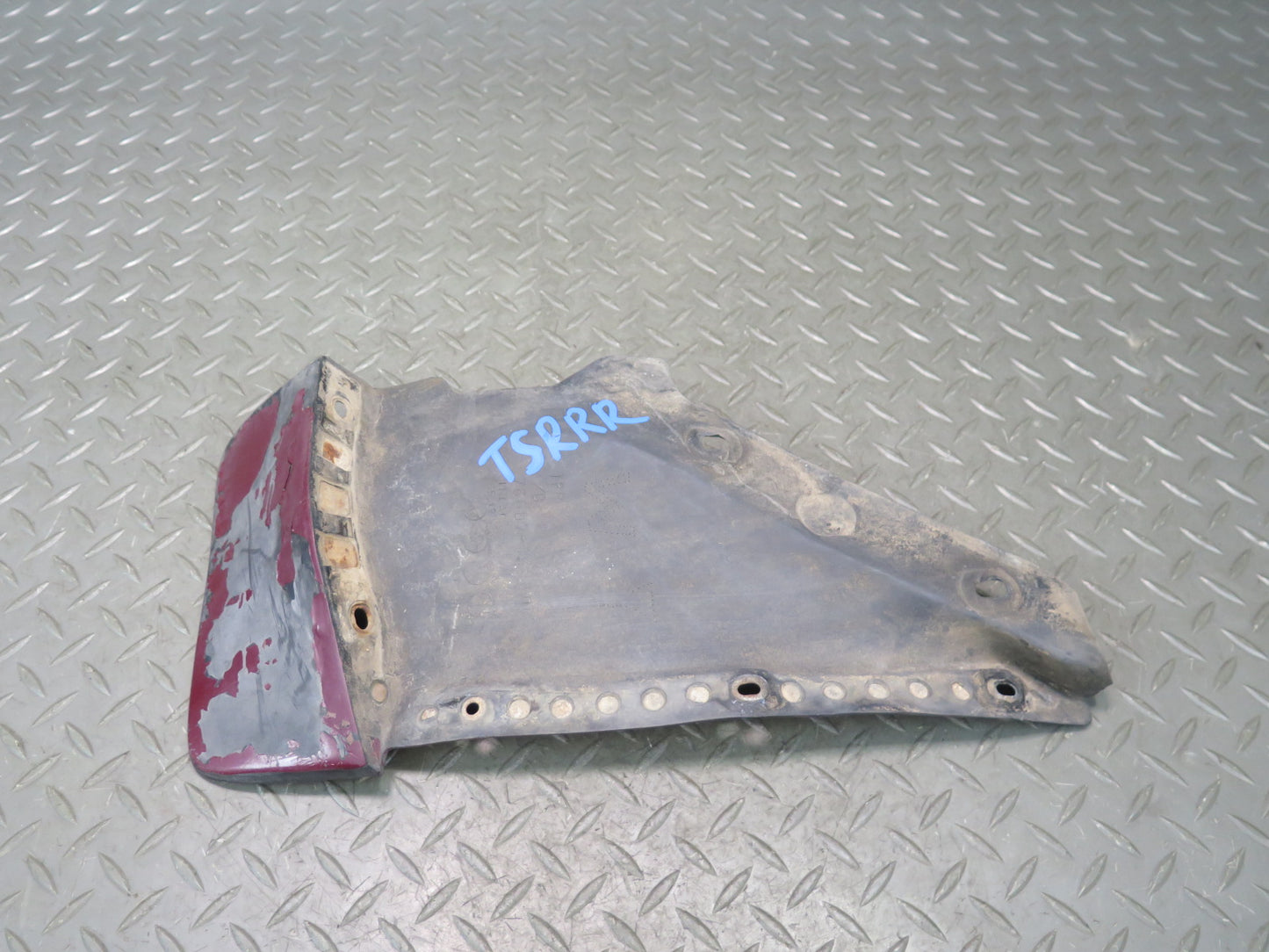 86-92 Toyota Supra MA70L Rear Left & Right MUD Flap Guard Set RED Pearl OEM