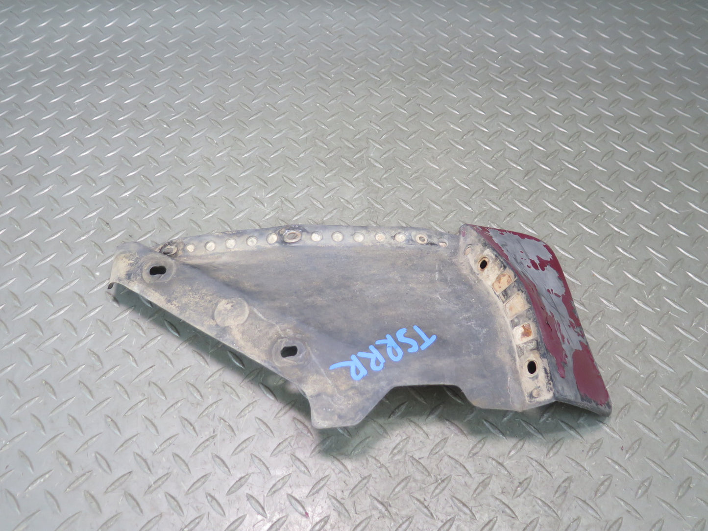 86-92 Toyota Supra MA70L Rear Left & Right MUD Flap Guard Set RED Pearl OEM