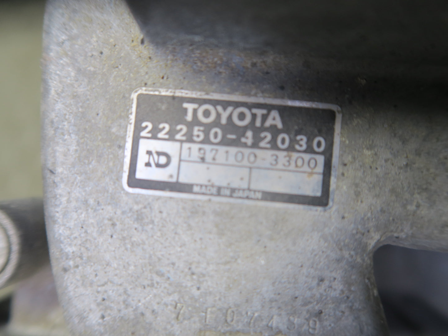 86-92 Toyota Supra NA Air Intake Cleaner Filter Box w MAF Sensor OEM