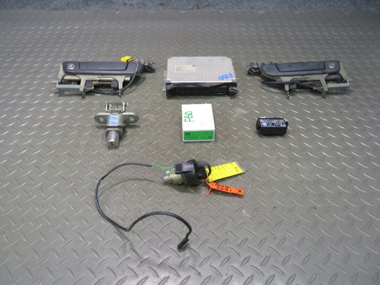 1997 BMW E36 328iC M52 Engine ECU DME EWS Module Door Lock Cylinder KEY Set OEM