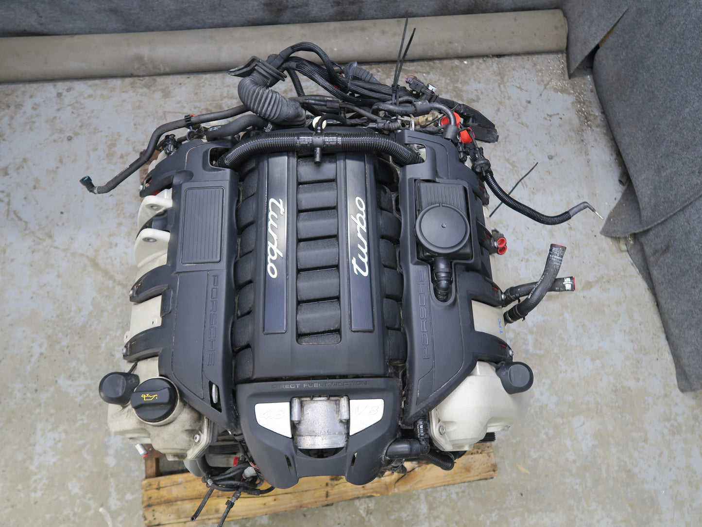 2011-2014 Porsche Cayenne 958 4.8L AWD Turbo V8 M48.52 Complete Engine Motor