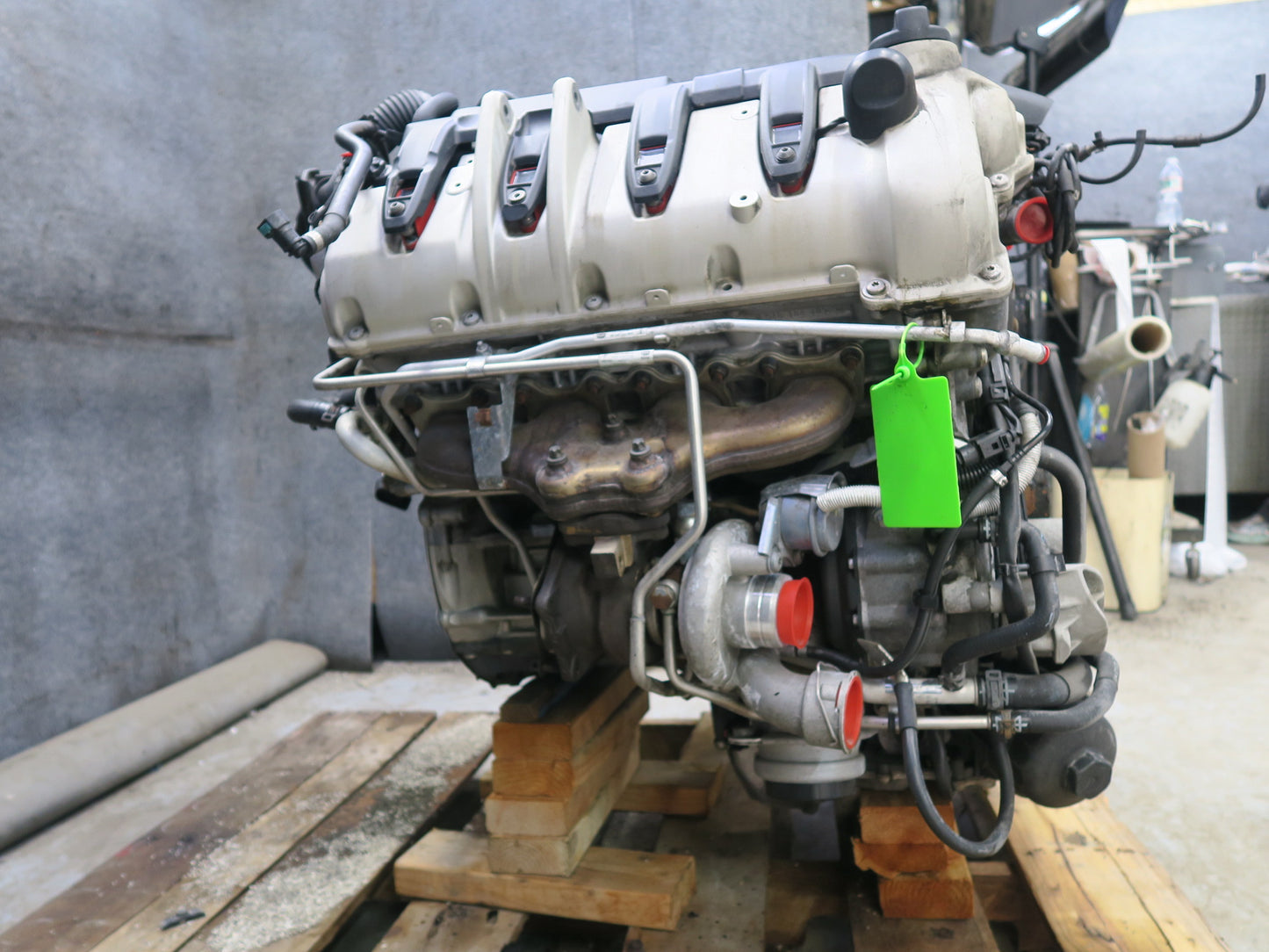 2011-2014 Porsche Cayenne 958 4.8L AWD Turbo V8 M48.52 Complete Engine Motor