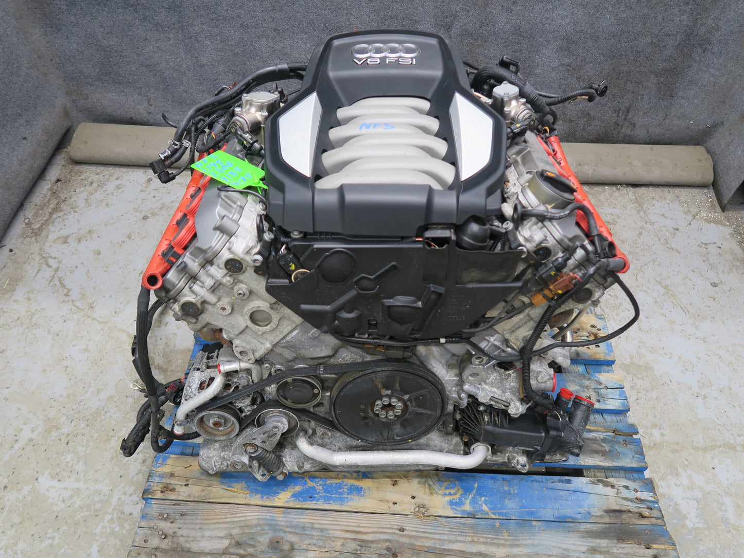 09-12 Audi S5 4.2L Caua AWD VIN V 5TH Digit A/T Complete Engine Motor 81k Miles