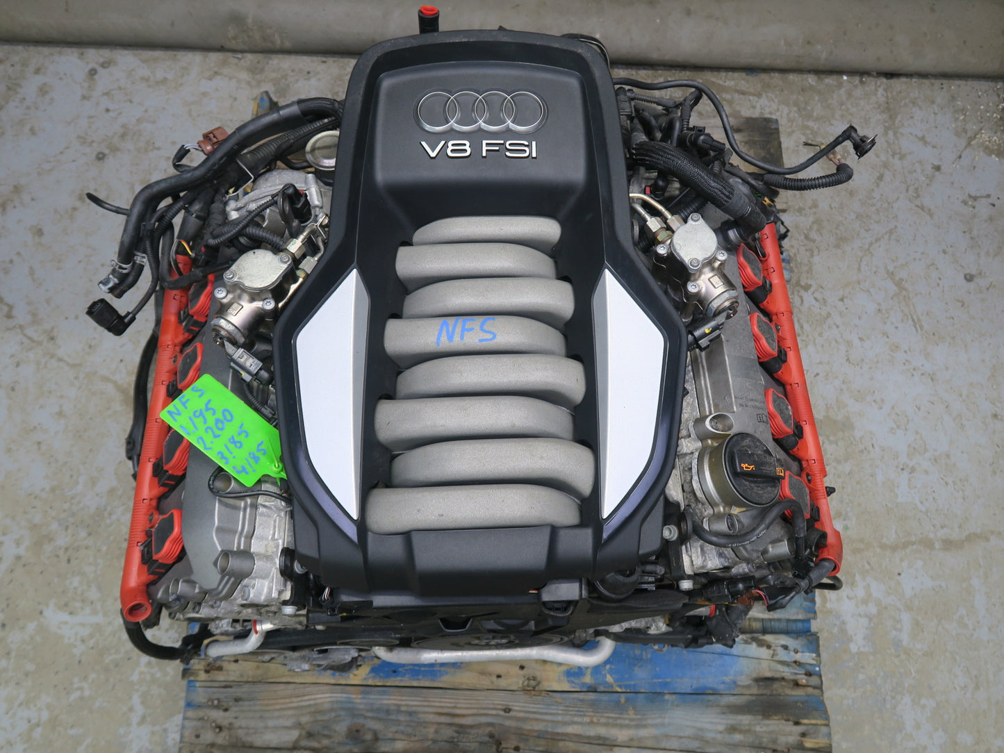09-12 Audi S5 4.2L Caua AWD VIN V 5TH Digit A/T Complete Engine Motor 81k Miles