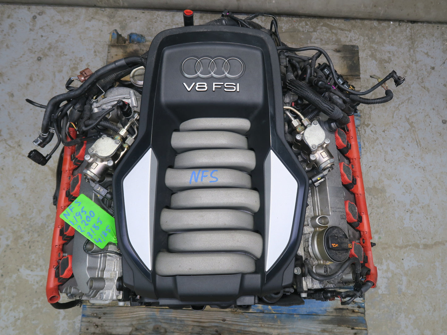 09-12 Audi S5 4.2L Caua AWD VIN V 5TH Digit A/T Complete Engine Motor 81k Miles