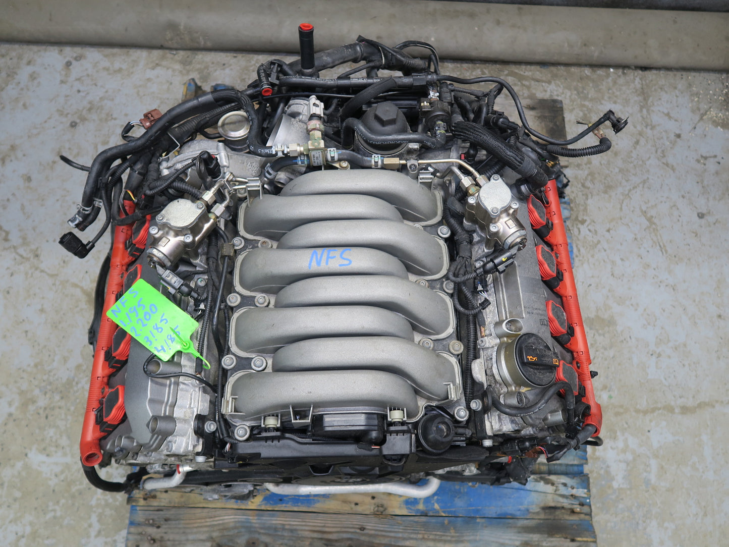09-12 Audi S5 4.2L Caua AWD VIN V 5TH Digit A/T Complete Engine Motor 81k Miles