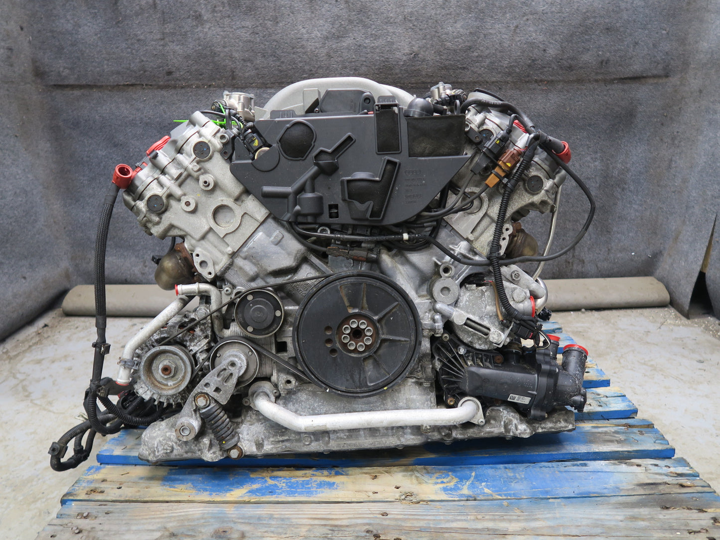 09-12 Audi S5 4.2L Caua AWD VIN V 5TH Digit A/T Complete Engine Motor 81k Miles