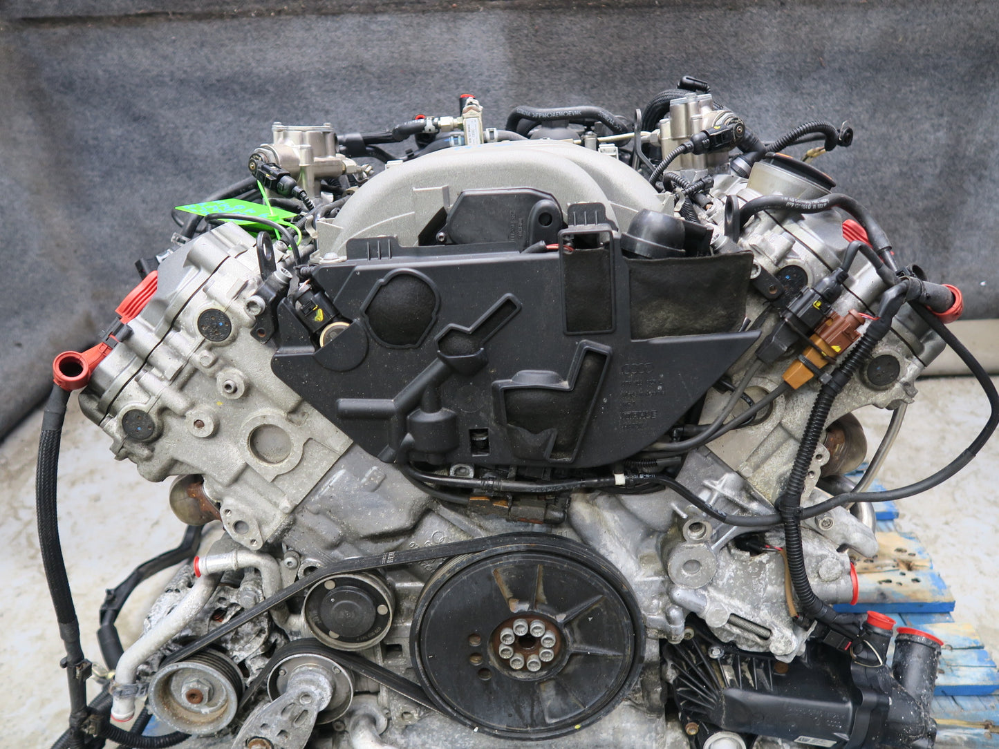 09-12 Audi S5 4.2L Caua AWD VIN V 5TH Digit A/T Complete Engine Motor 81k Miles