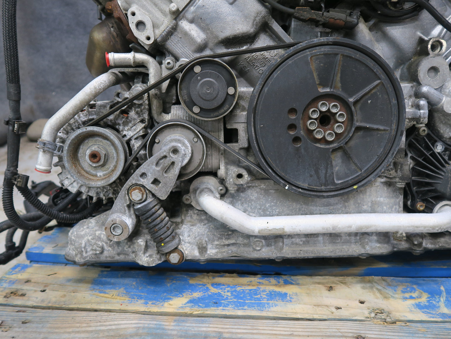 09-12 Audi S5 4.2L Caua AWD VIN V 5TH Digit A/T Complete Engine Motor 81k Miles